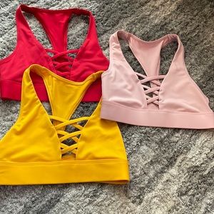 Pink Sports bra